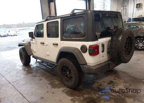 2018 Jeep Wrangler Unlimited Sport S 4X4 z USA, uszkodzony, nr VIN 1C4HJXDG2JW143885